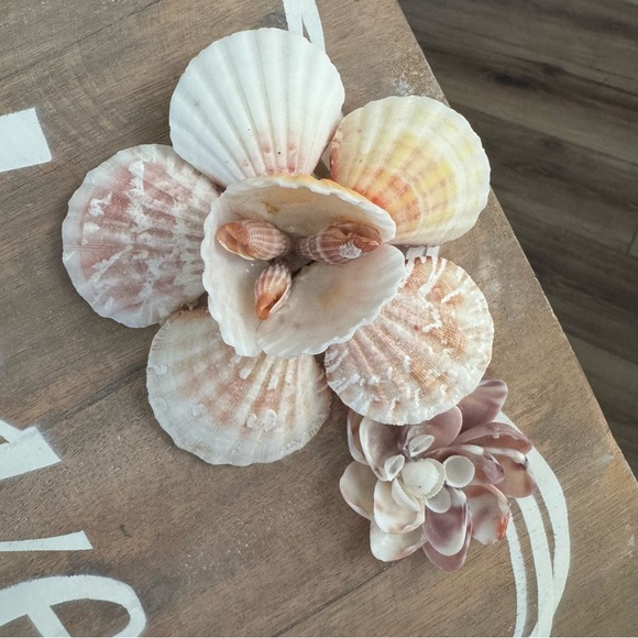 ⭐️NWT⭐️ SoHa Living Love Decoration Sign, Real Seashells - Picture 4 of 5